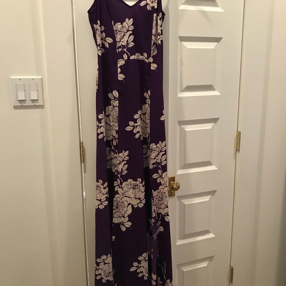 asos purple maxi dress